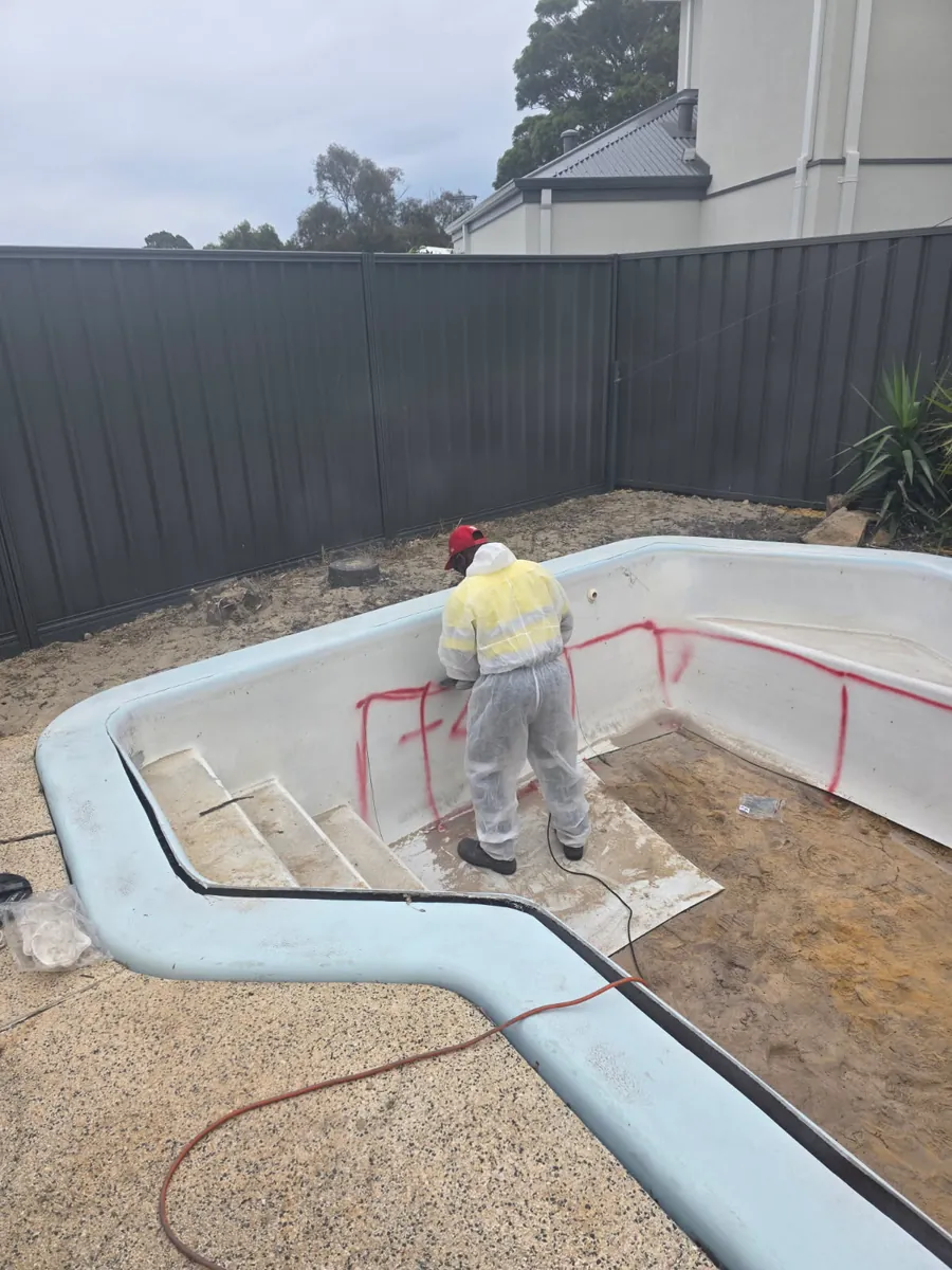 Fibreglass Pool Removal